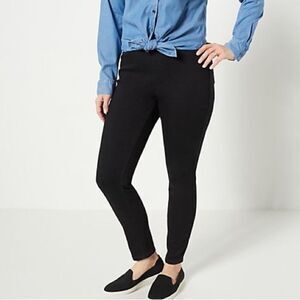 Denim & Co. Cozy Touch Denim Pull-On Jeggings